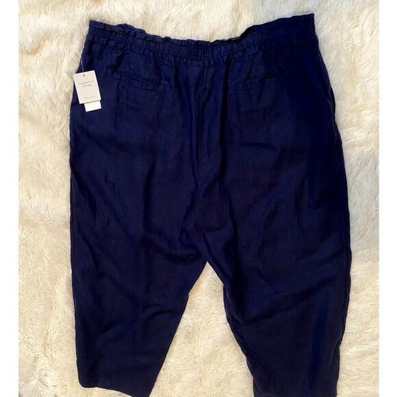 Charter Club Blue 100% Linen Pants - Size XXL (NWT) - Picture 8 of 10